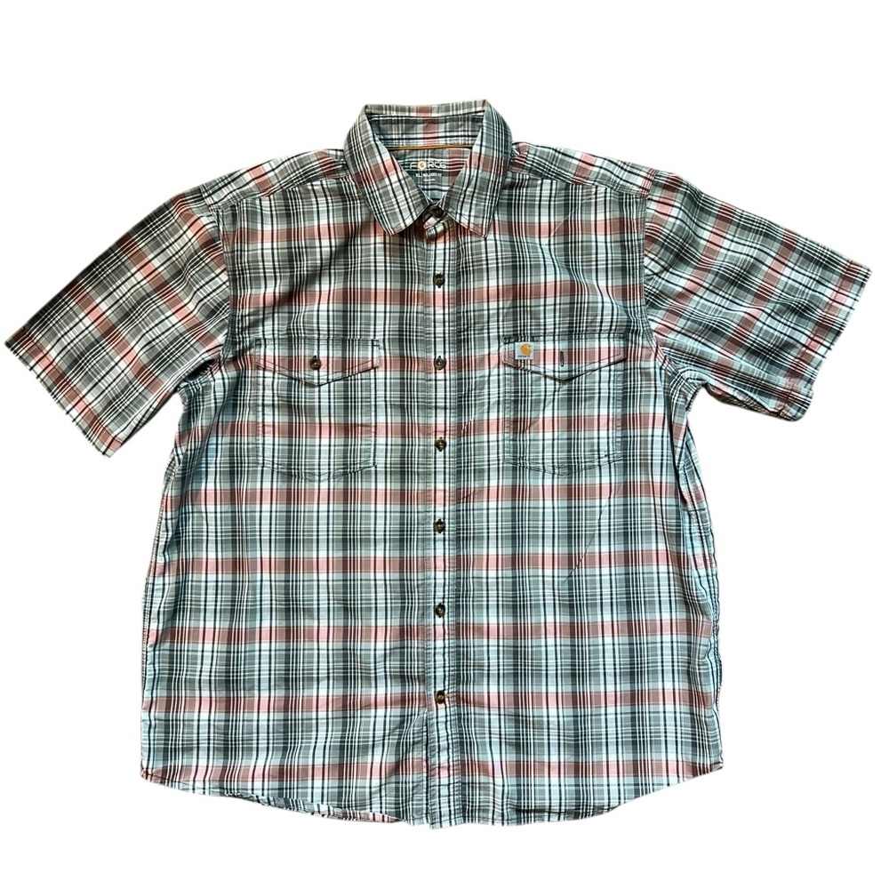 Carharrt Plaid Button-Down Shirt for Men